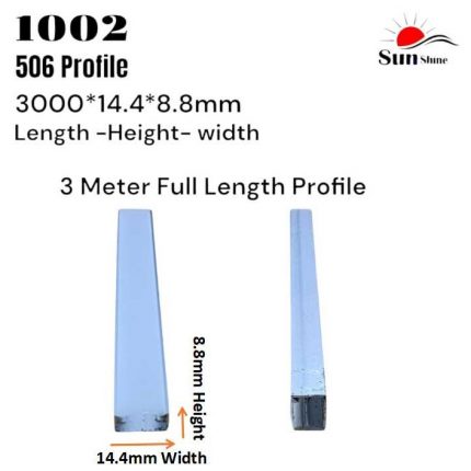 506 3000X14.4X8.8MM ALUMINUM PROFILE SUN SHINE