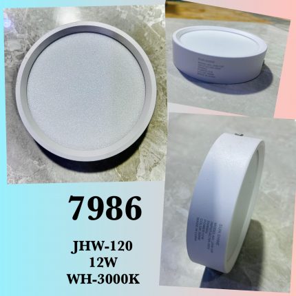 JHW-120 12W ROUND SURFACE PANEL WH 3000K SUNSHINE