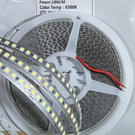 24V 2835 180L 18W 8MM STRIP IP20 6000K 10MT SUNSHINE
